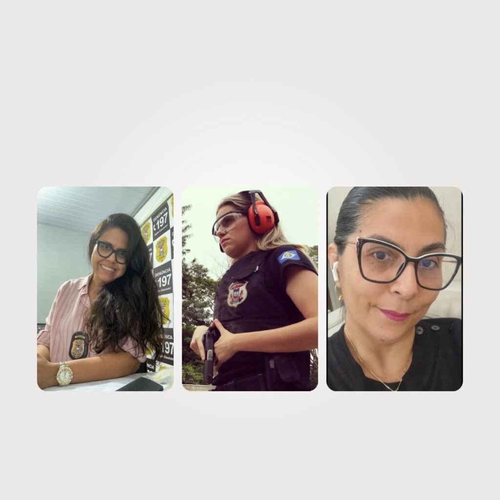 Escrivães Henriette Carmen, Lilian Oliveira e Maria Virgínia destacam com orgulho o trabalho na PJC/MT.